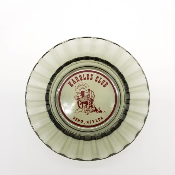 VTG Harolds Club Reno Nevada Ashtray Covered Wagon - Picture 1 of 3